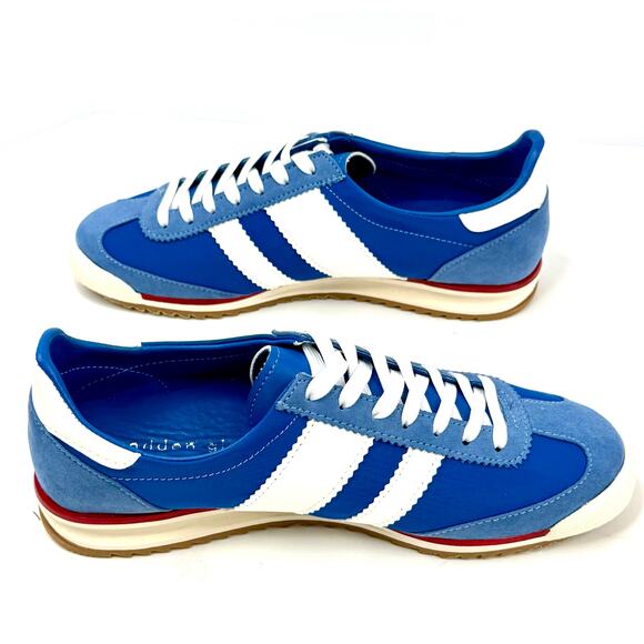 Madden Girl Women's Jumper Low Profile Retro Joggers Shoes Size 6 Blu/Wht NWT - Picture 3 of 6